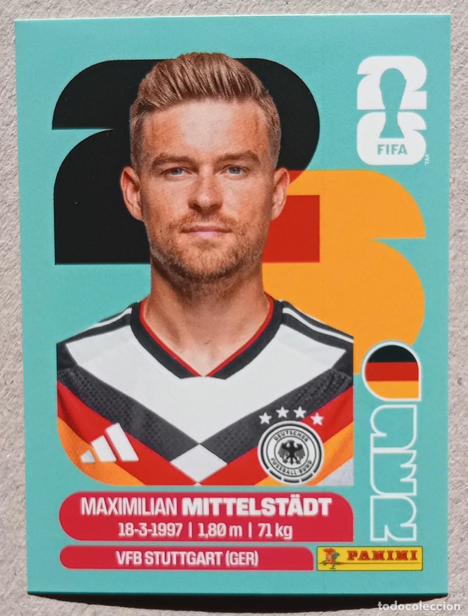 Cromos de f&uacute;tbol: Figurina Panini 2026 Cromo World Cup Usa Mundial 2026 Maximilian Mittelstadt Germany n GER 9