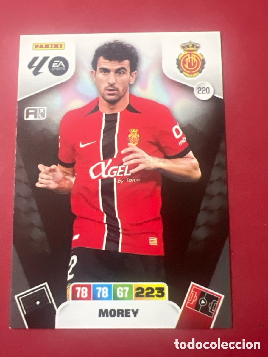 Cromos de f&uacute;tbol: C9164. 220 MOREY MALLORCA ADRENALYN 2025 2026 PANINI 25 26