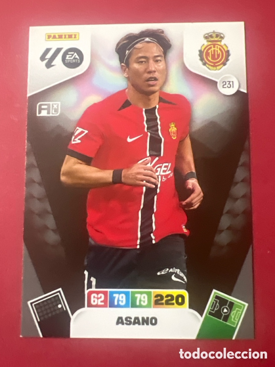 Cromos de f&uacute;tbol: C9165. FICHA N&ordm; 231 ASANO - ADRENALYN 25 26 - PANINI 2025 - 26 - CROMO - MALLORCA