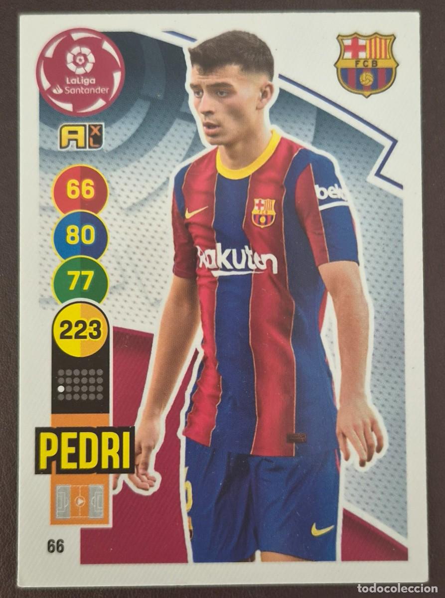 Cromos de f&uacute;tbol: 66 PEDRI FC BARCELONA ADRENALYN 2020 2021 PANINI