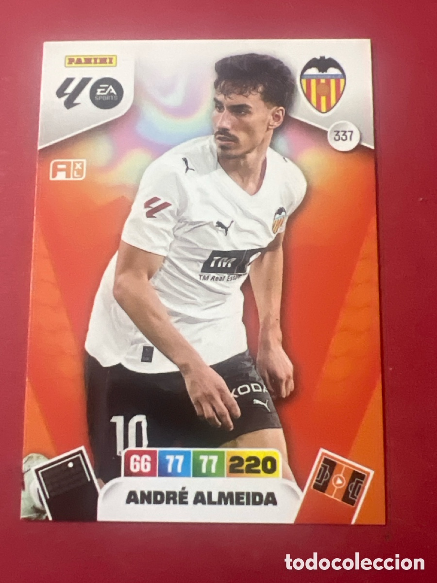 Cromos de f&uacute;tbol: C9169. valencia 337 almeida adrenalyn 2025 2026 25 26 trading card