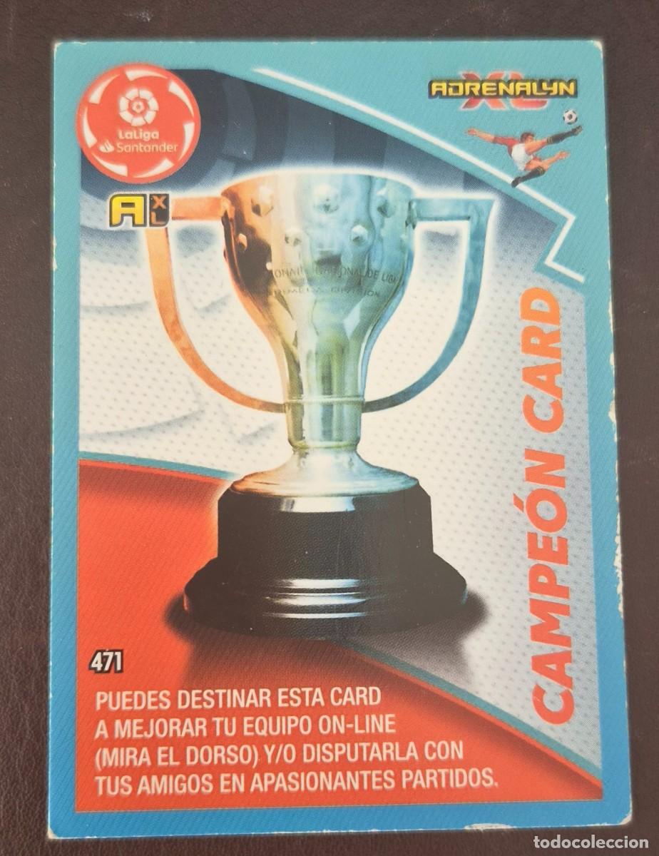 Cromos de f&uacute;tbol: 471 CAMPEON CARD ADRENALYN 2020 2021 PANINI