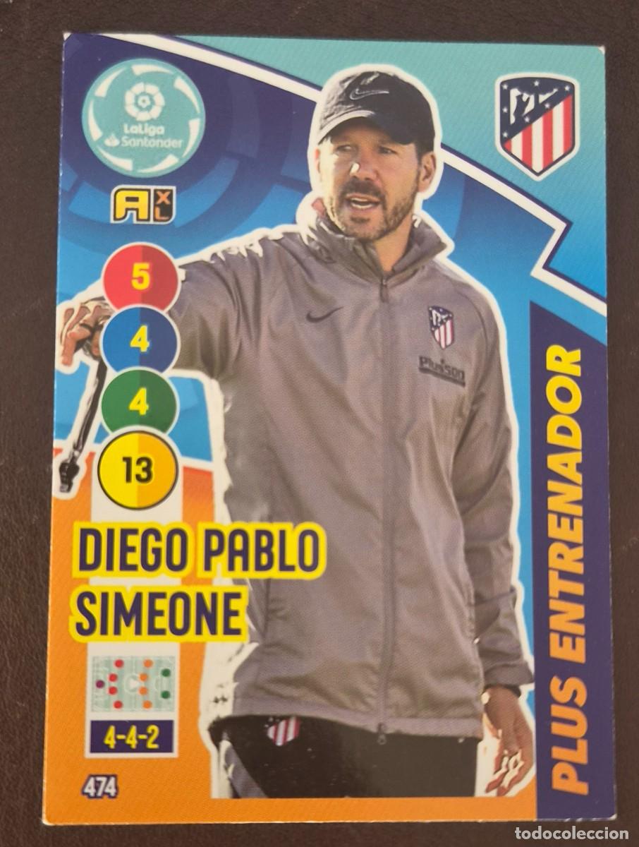 Cromos de f&uacute;tbol: 474 DIEGO PABLO SIMEONE ATLETICO MADRID ADRENALYN 2020 2021 PANINI
