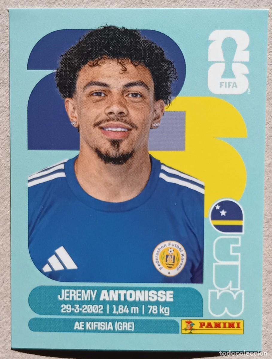 Cromos de f&uacute;tbol: Figurina Panini 2026 Cromo World Cup Usa Mundial 2026 Jeremy Antonisse Curacao n CUW 18