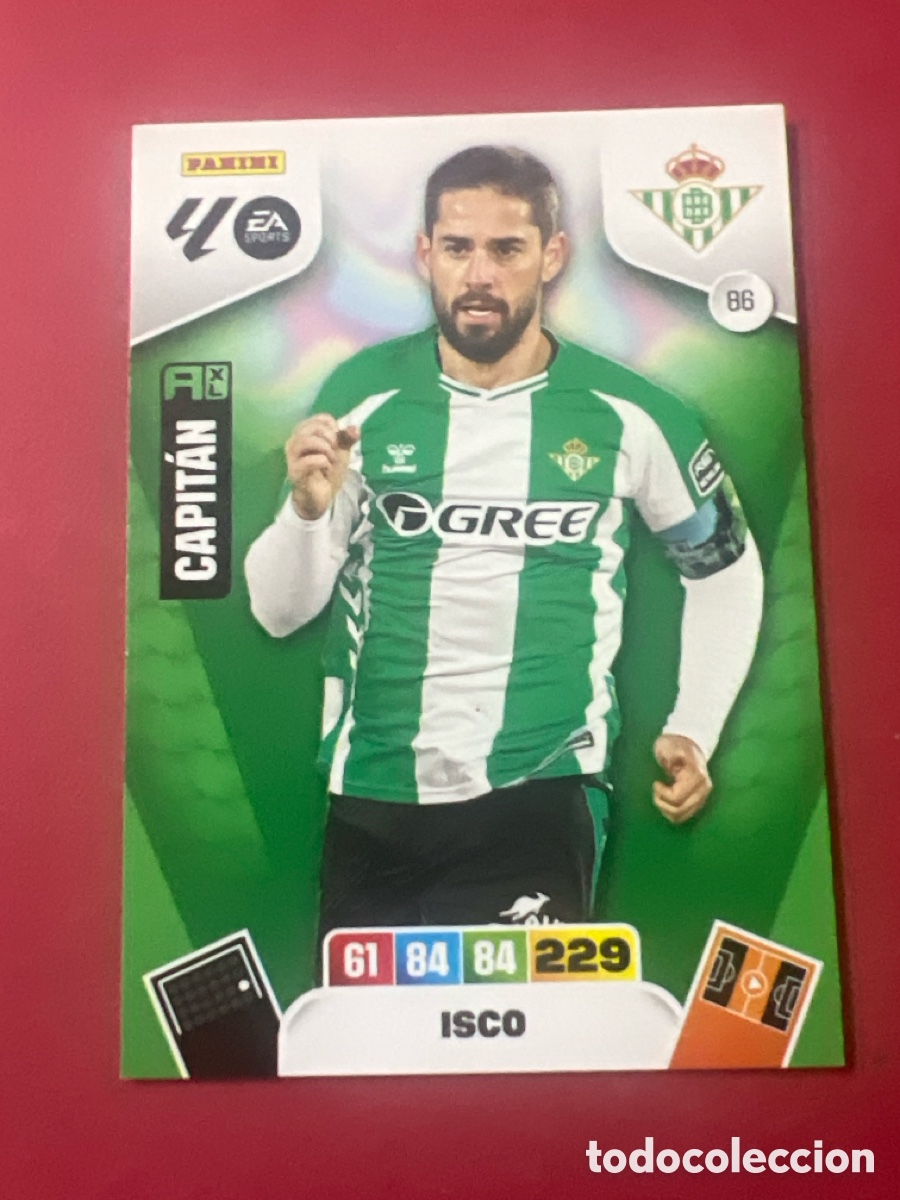 Cromos de f&uacute;tbol: C9177. FICHA N&ordm; 86 ISCO - ADRENALYN 25 26 - PANINI 2025 - 26 - CROMO - REAL BETIS