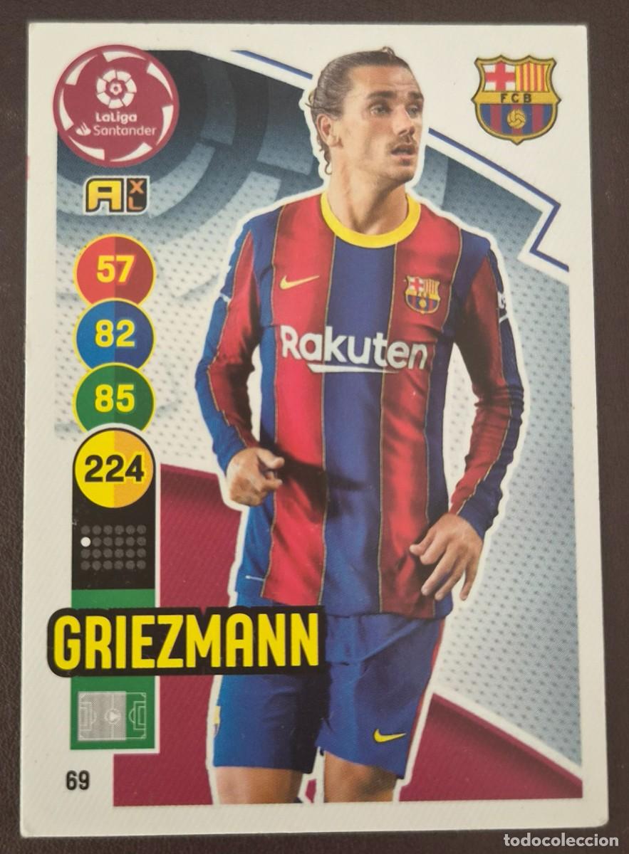 Fu&szlig;ball-Sticker: 69 GRIEZMAN FC BARCELONA ADRENALYN 2020 2021 PANINI