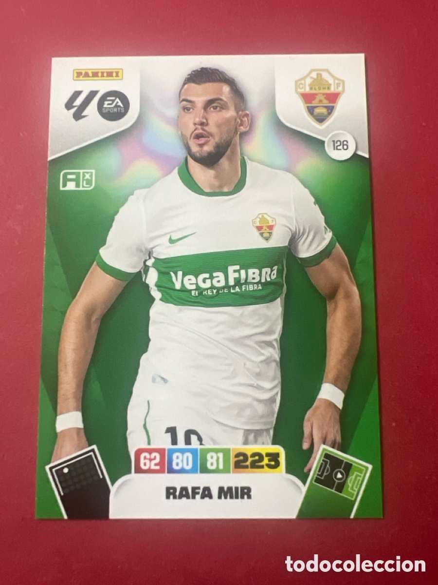 Fu&szlig;ball-Sticker: C9181. PANINI ADRENALYN - LIGA 2025-26 (25 - 26) - N&ordm; 126 - RAFA MIR - ELCHE