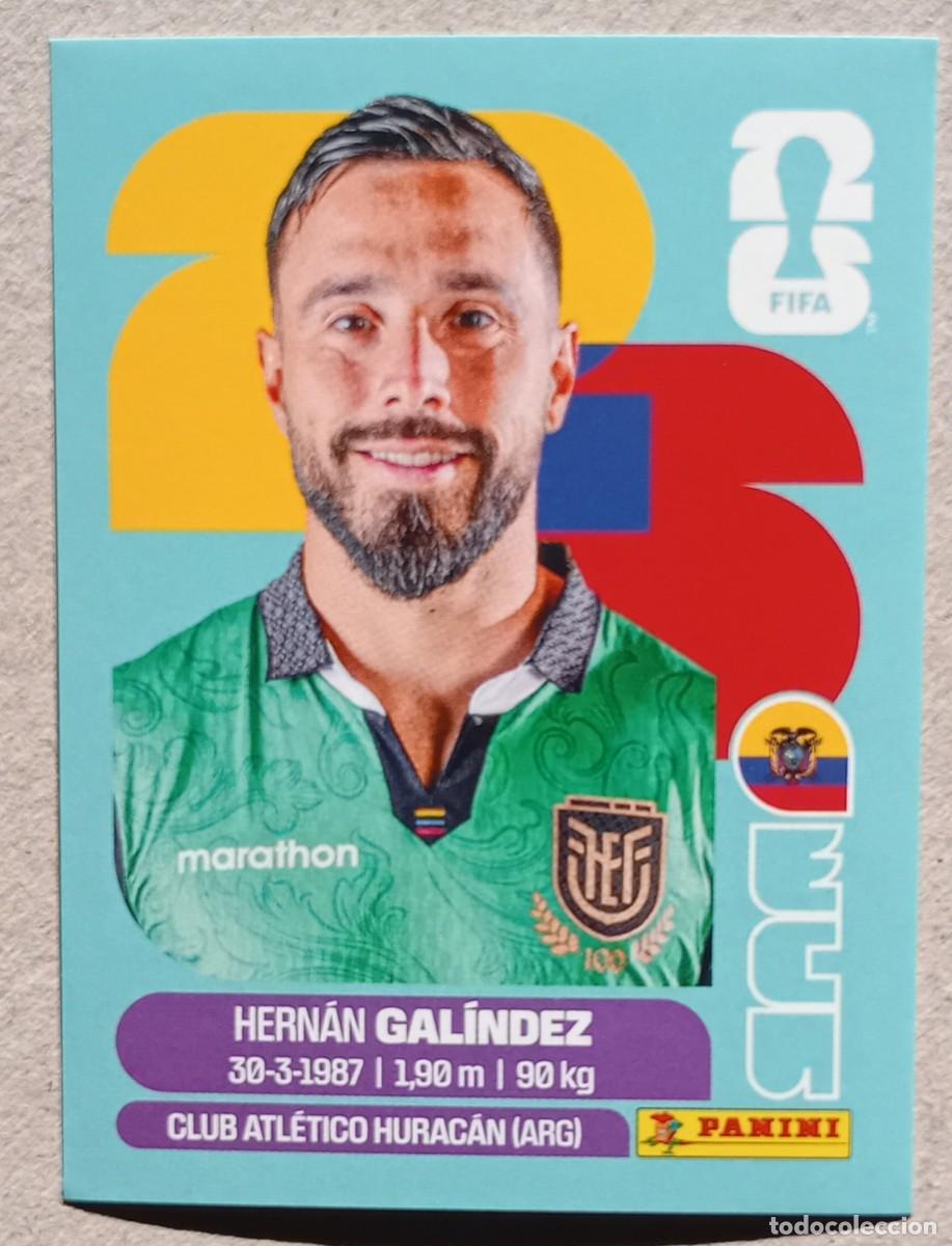 Fu&szlig;ball-Sticker: Figurina Panini 2026 Cromo World Cup Usa Mundial 2026 Hern&aacute;n Galindez Ecuador n ECU 2
