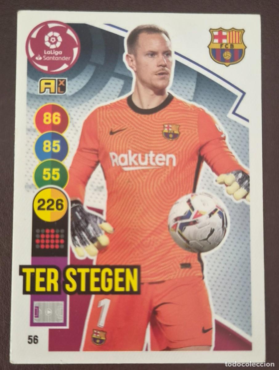 Fu&szlig;ball-Sticker: 56 TER STEGEN FC BARCELONA ADRENALYN 2020 2021 PANINI