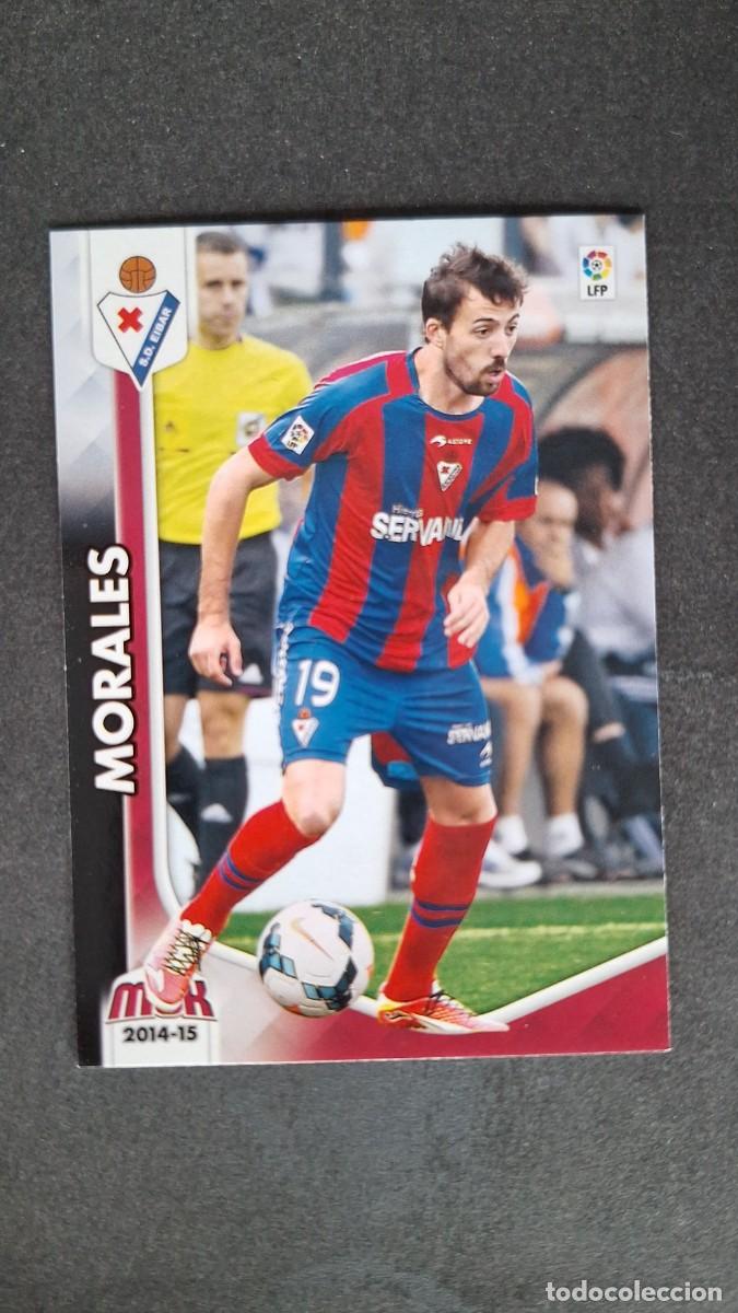 Fu&szlig;ball-Sticker: L1 MORALES S. D. EIBAR 142 PANINI MEGACRACKS 2014 2015 14 15