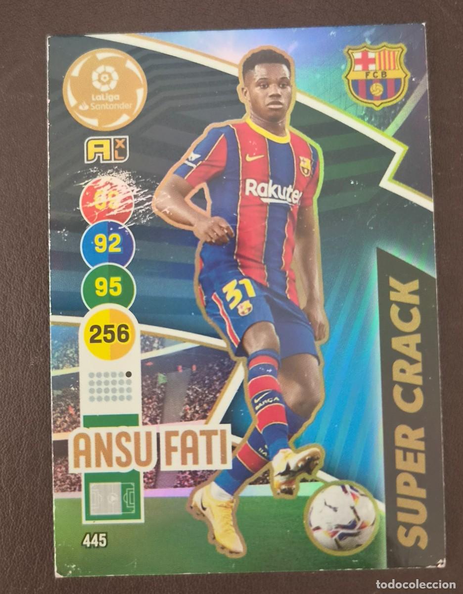 Fu&szlig;ball-Sticker: 445 ANSU FATI SUPER CRACK FC BARCELONA ADRENALYN 2020 2021 PANINI
