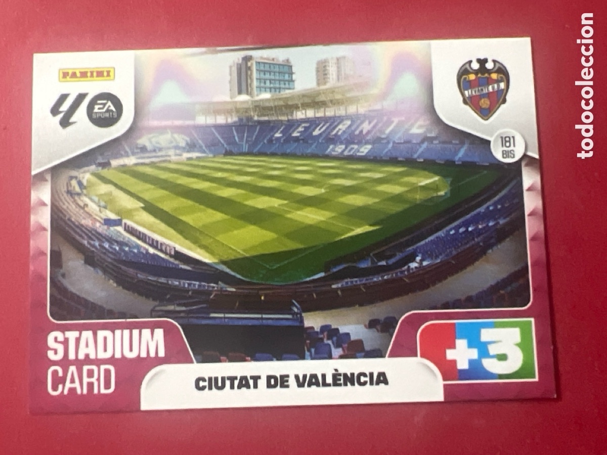 Fu&szlig;ball-Sticker: PANINI ADRENALYN XL LIGA EA SPORTS 2025-2026 25-26 &ndash; ESTADIO N&ordm; 181 BIS &ndash; Estadi Ciutat de Val&egrave;ncia