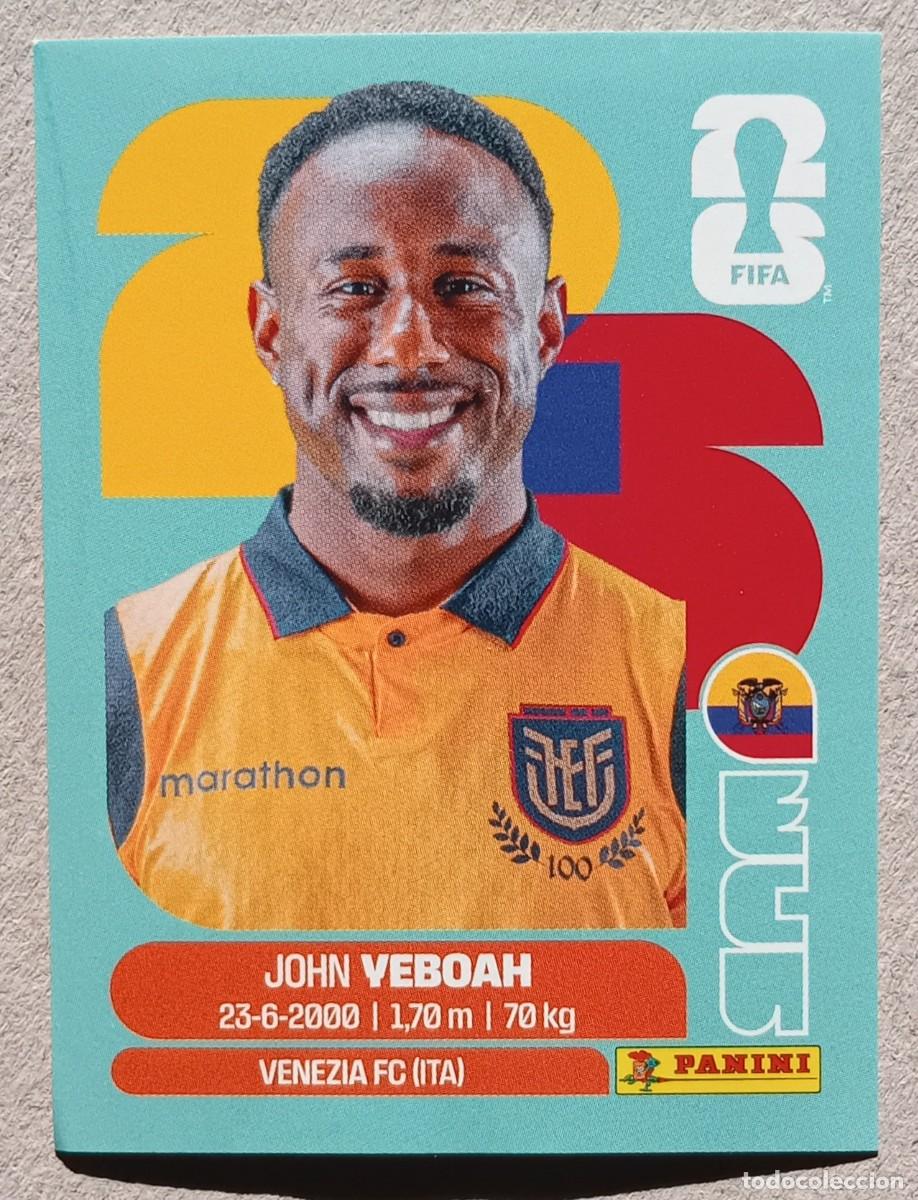 Fu&szlig;ball-Sticker: Figurina Panini 2026 Cromo World Cup Usa Mundial 2026 John Yeboah Ecuador n ECU 14