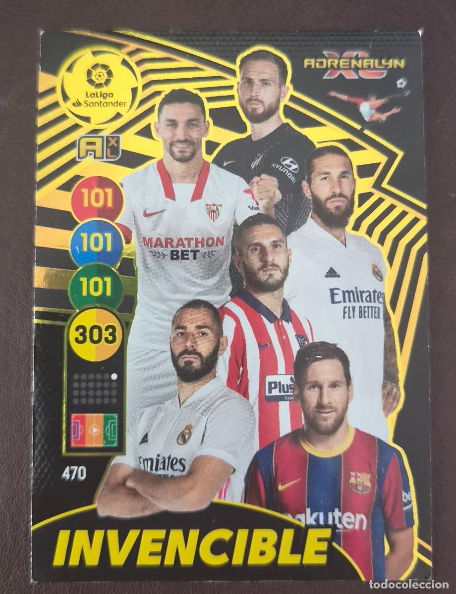 Fu&szlig;ball-Sticker: 470 INVENCIBLE CARD ADRENALYN 2020 2021 PANINI