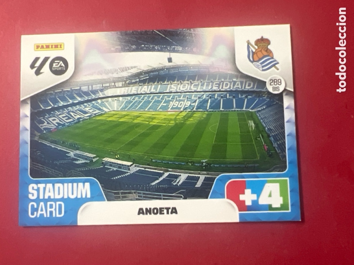 Fu&szlig;ball-Sticker: PANINI ADRENALYN XL LIGA EA SPORTS 2025-2026 25-26 &ndash; ESTADIO N&ordm; 289 BIS &ndash; ANOETA Real Sociedad