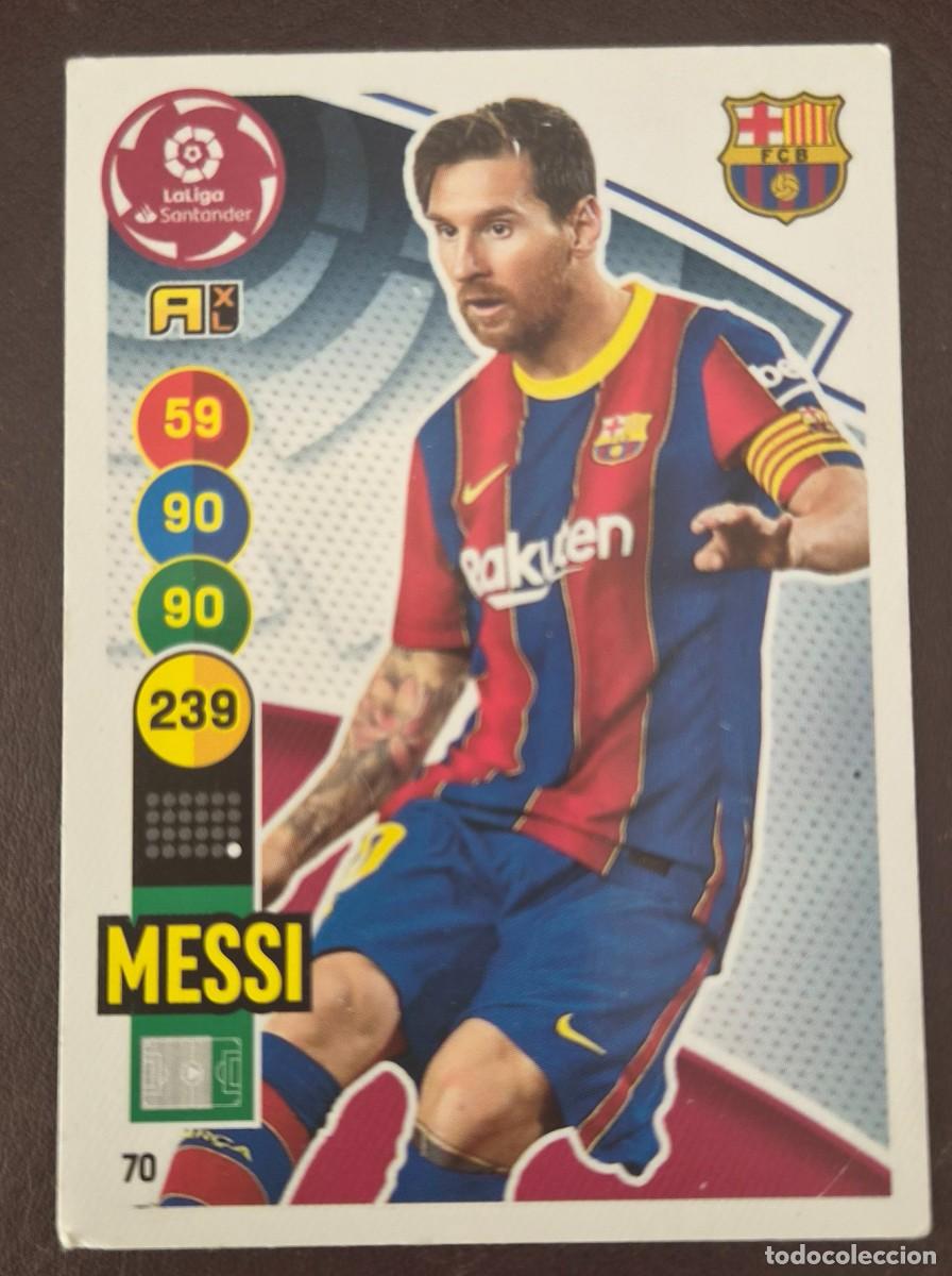 Cromos de f&uacute;tbol: 70 MESSI ADRENALYN 2020 2021 PANINI