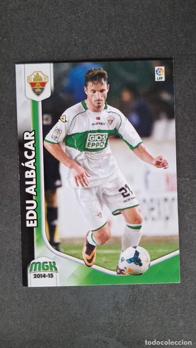 Cromos de f&uacute;tbol: L1 EDU ALBACAR ELCHE C. F. 152 PANINI MEGACRACKS 2014 2015 14 15
