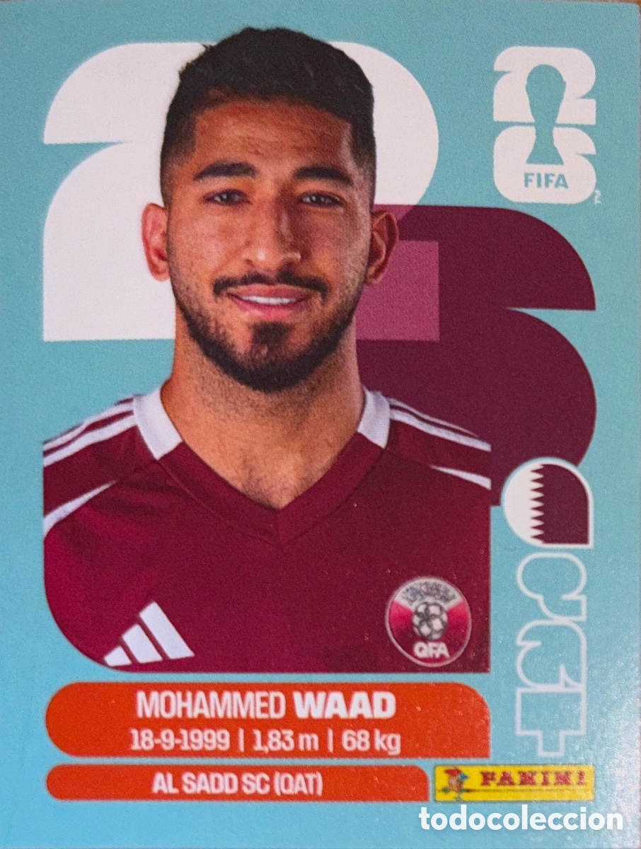 Cromos de f&uacute;tbol: QAT 014 Mohammed Waad (QATAR) - (MUNDIAL EEUU -CANADA - MEXICO 2026 WORLD CUP 2026 (PANINI)