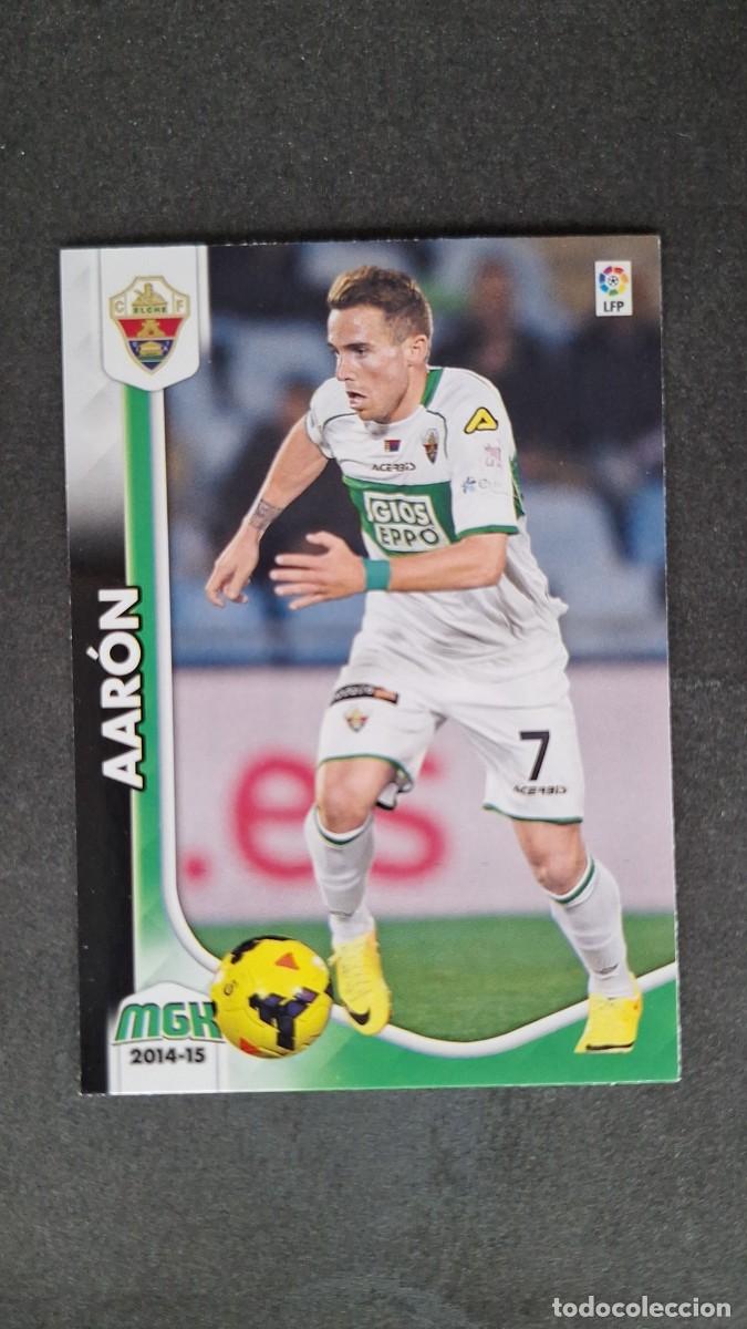 Cromos de f&uacute;tbol: L1 AARON ELCHE C. F. 157 PANINI MEGACRACKS 2014 2015 14 15
