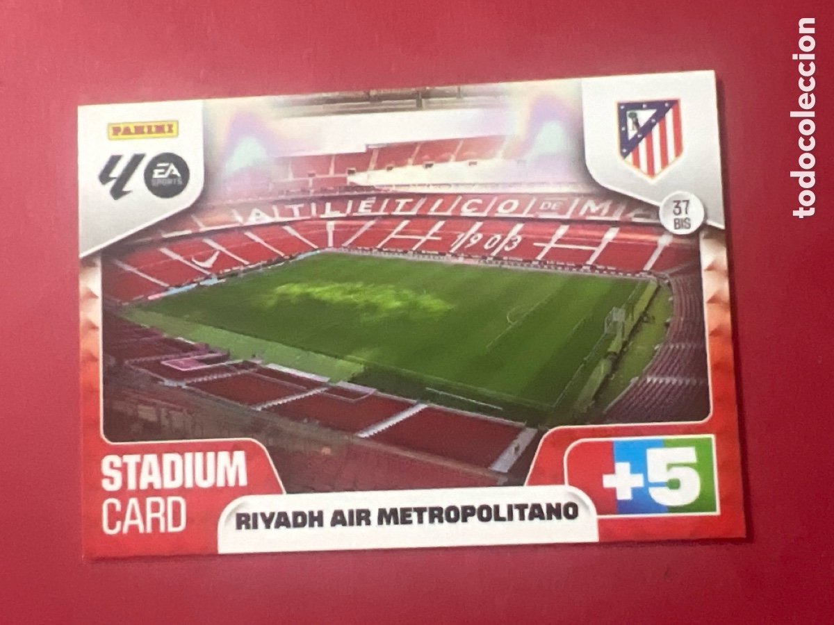 Cromos de f&uacute;tbol: C9188. FICHA N&ordm; 37 BIS STADIUM - ADRENALYN 25 26 - PANINI 2025 - 26 - CROMO - ATLETICO DE MADRID
