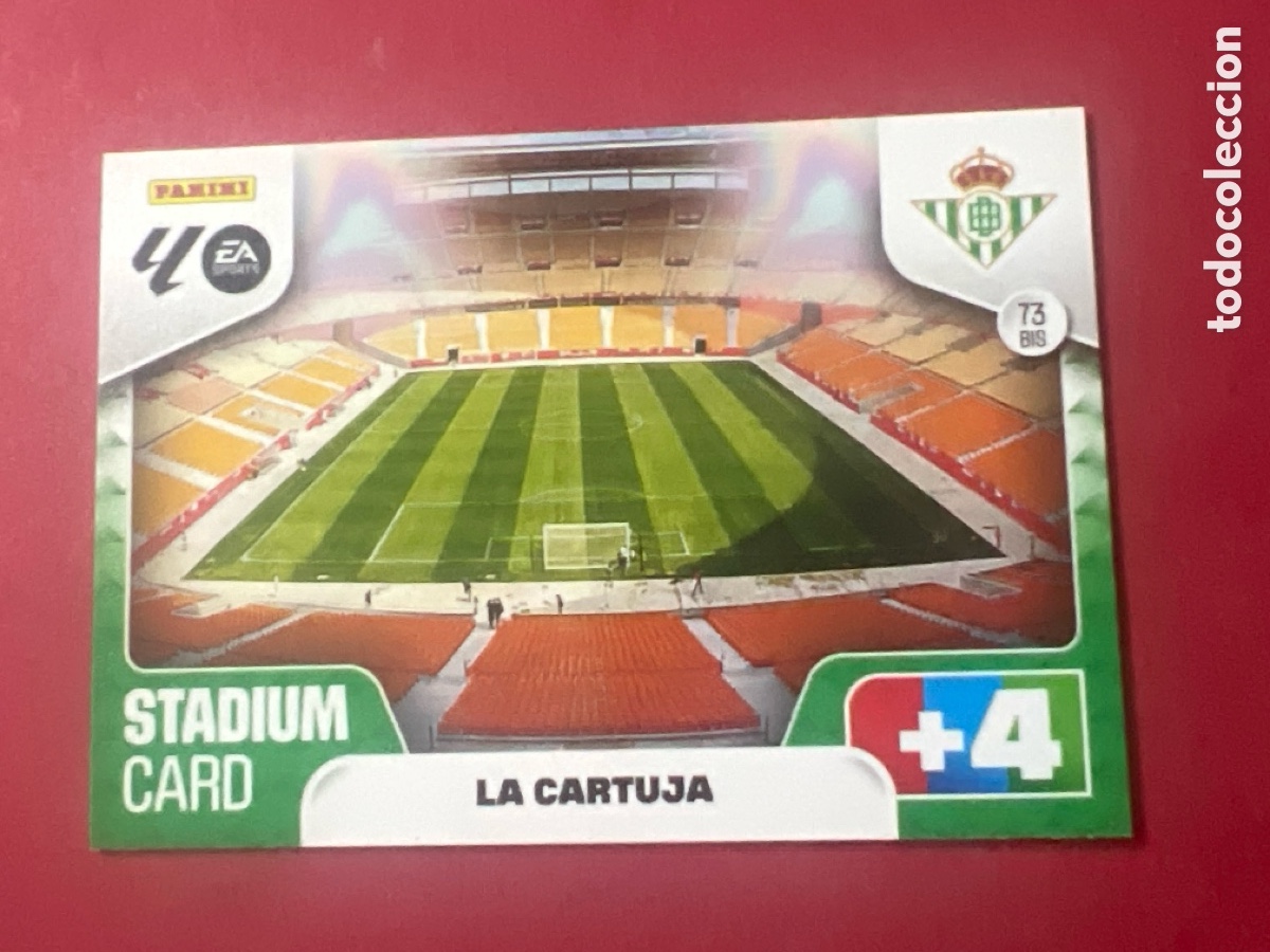 Cromos de f&uacute;tbol: C9189. FICHA N&ordm; 73 BIS STADIUM - ADRENALYN 25 26 - PANINI 2025 - 26 - CROMO - REAL BETIS