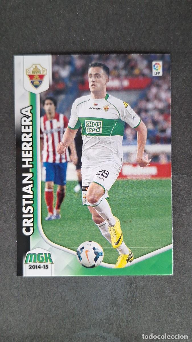 Cromos de f&uacute;tbol: L1 CRISTIAN HERRERA ELCHE C. F. 161 PANINI MEGACRACKS 2014 2015 14 15