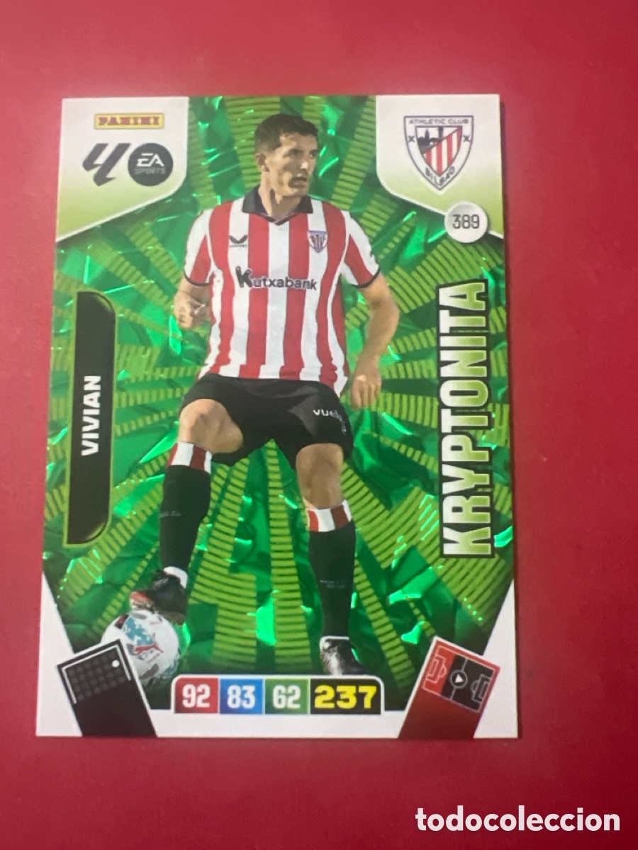 Cromos de f&uacute;tbol: PANINI ADRENALYN XL LIGA EA SPORTS 2025-2026 25-26 &ndash; KRYPTONITA &ndash; Dani Vivian Athletic Club N&ordm; 389