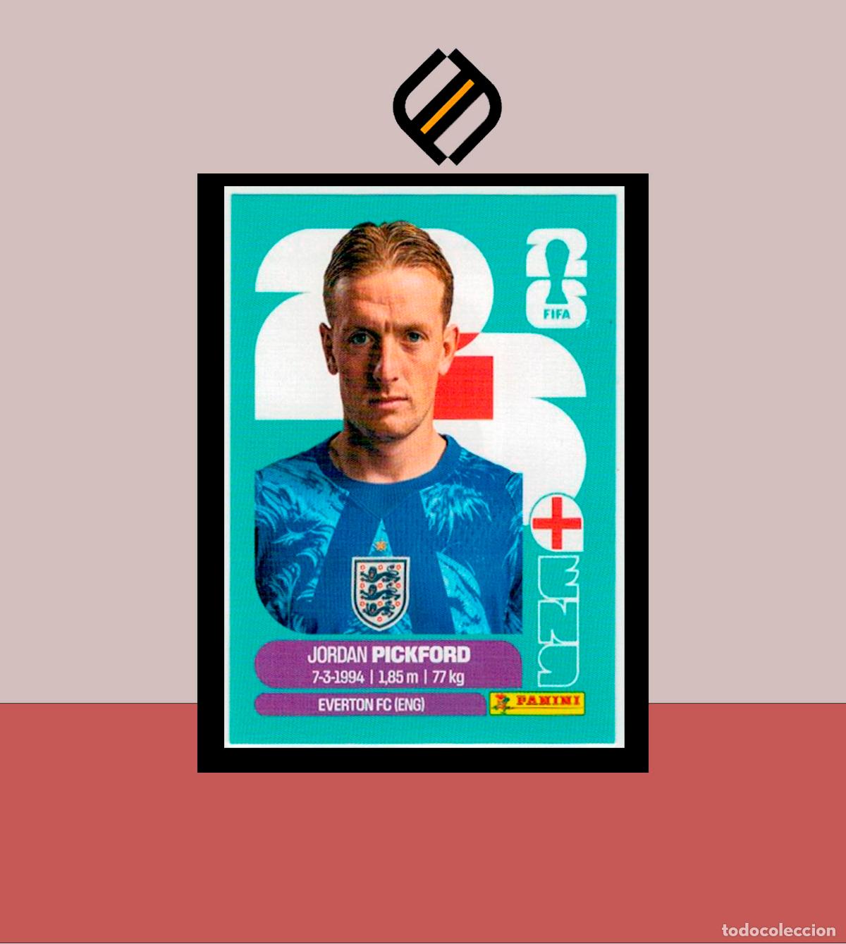 Figurine di Calcio: PANINI FIFA CLUB WORLD CUP 2026 26 ENG 2 JORDAN PICKFORD INGLATERRA STICKER MUNDIAL MEX CAN USA LIGA