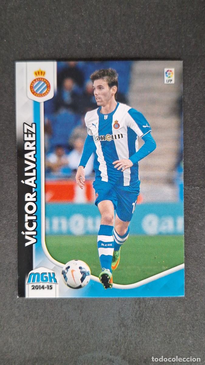 Figurine di Calcio: L1 VICTOR ALVAREZ R. C. D. ESPA&Ntilde;OL 171 PANINI MEGACRACKS 2014 2015 14 15