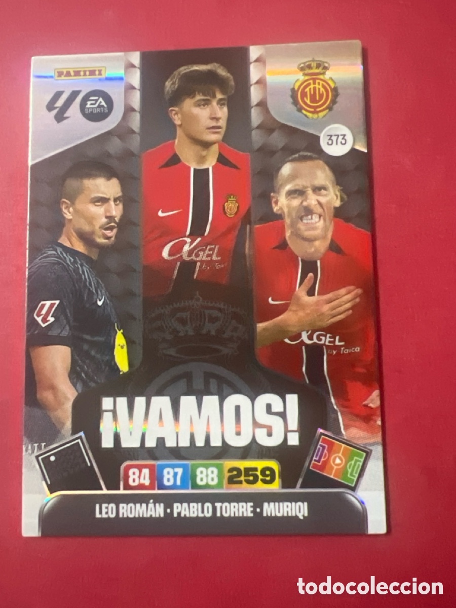 Figurine di Calcio: C9195. PANINI ADRENALYN XL LIGA EA SPORTS 2025-2026 25-26 &ndash; VAMOS &ndash; RCD Mallorca N&ordm; 373
