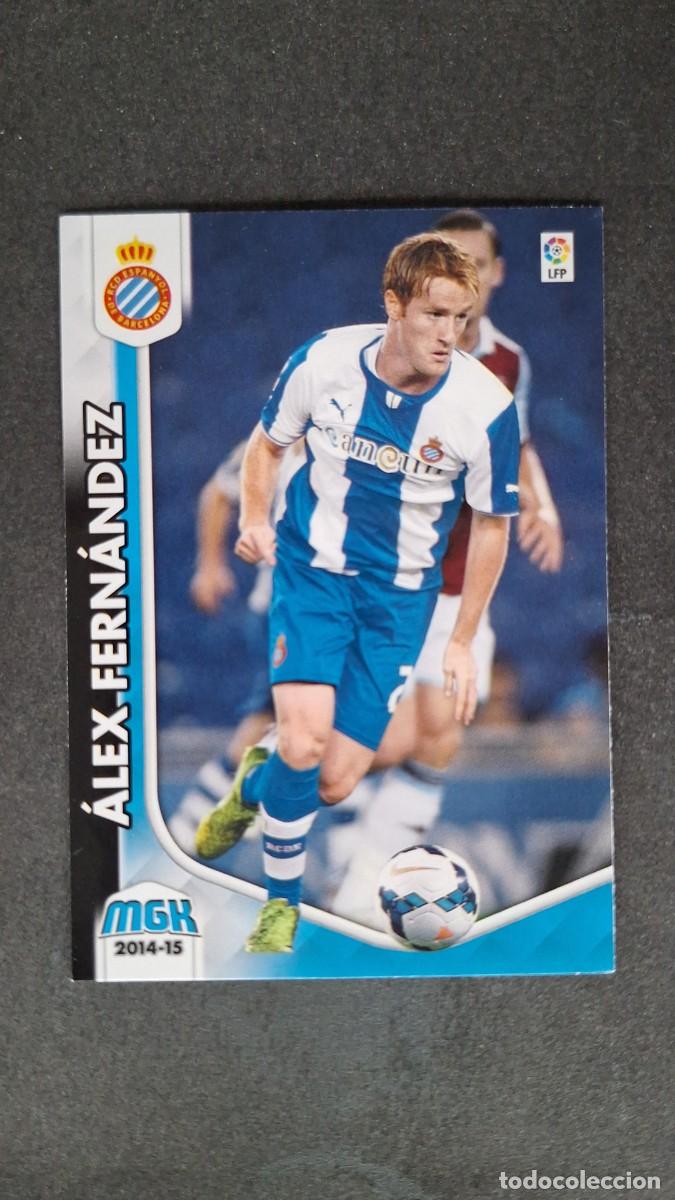 Figurine di Calcio: L1 ALEX FERNANDEZ R. C. D. ESPA&Ntilde;OL 175 PANINI MEGACRACKS 2014 2015 14 15