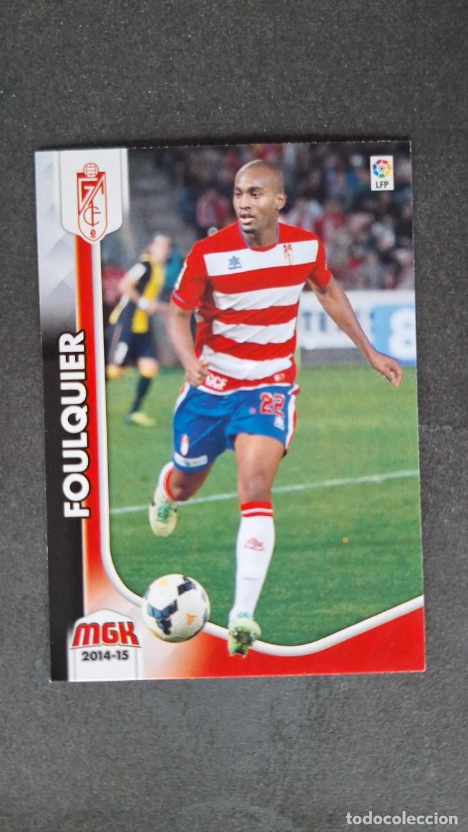 Cromos de f&uacute;tbol: L1 FOULQUIER GRANADA C. F. 202 PANINI MEGACRACKS 2014 2015 14 15