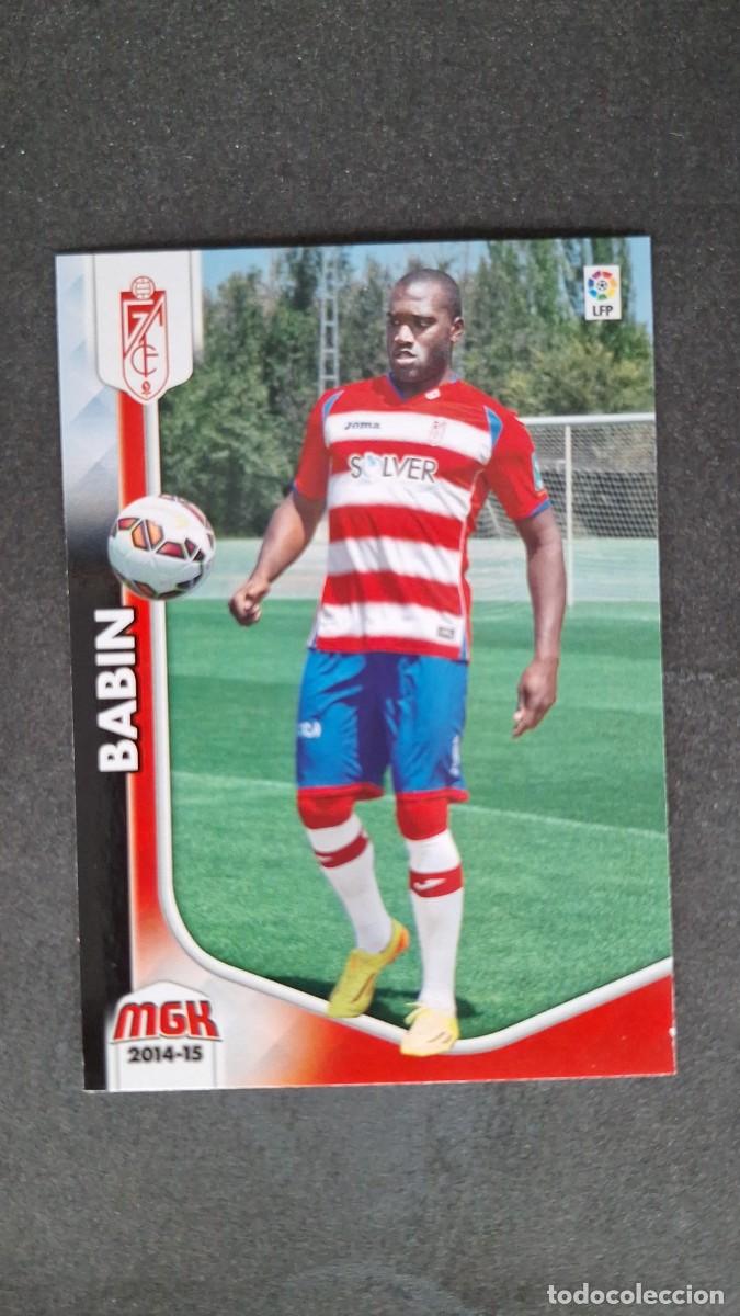 Cromos de f&uacute;tbol: L1 BABIN GRANADA C. F. 205 PANINI MEGACRACKS 2014 2015 14 15
