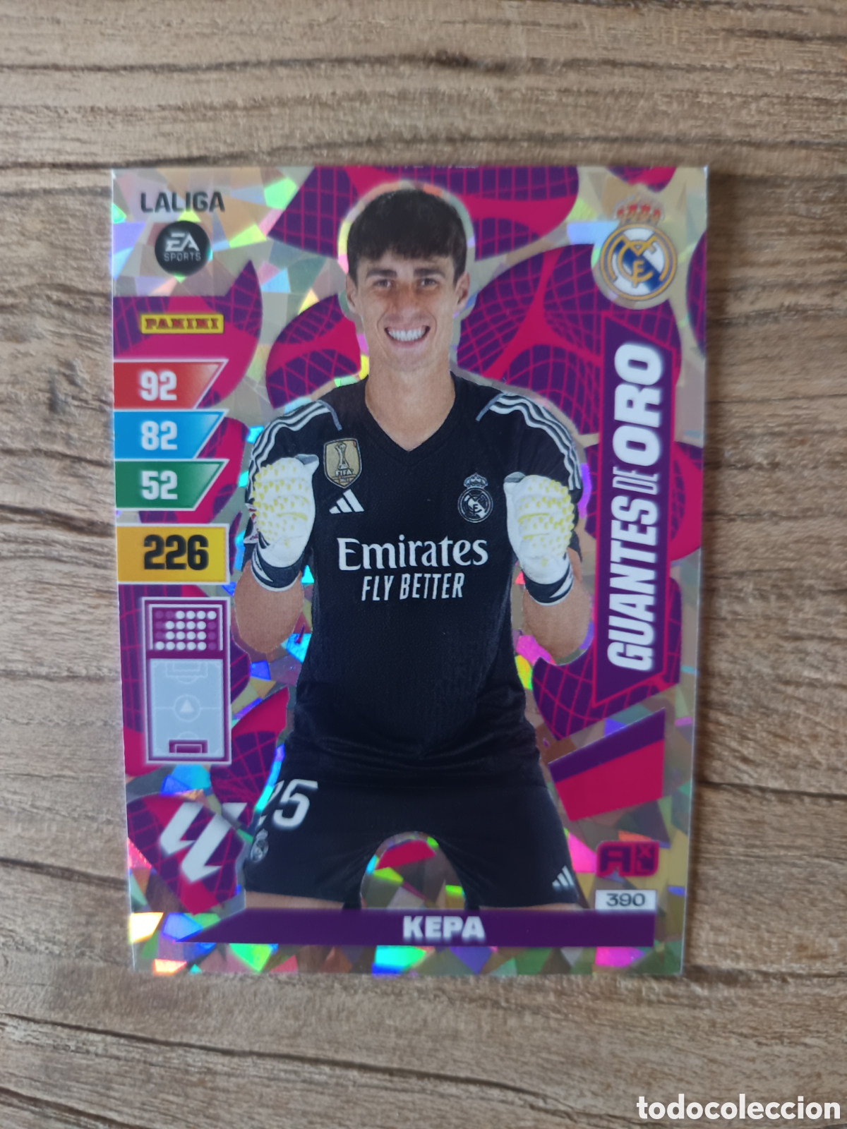 Cromos de f&uacute;tbol: Kepa Real Madrid Adrenalyn 2023-2024