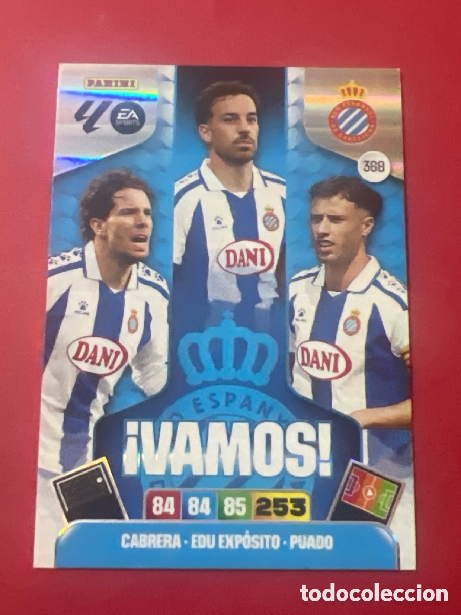 Cromos de f&uacute;tbol: C9200. Vamos numero 368 del Espa&ntilde;ol cromo adrenalyn XL 25-26 2025-2026