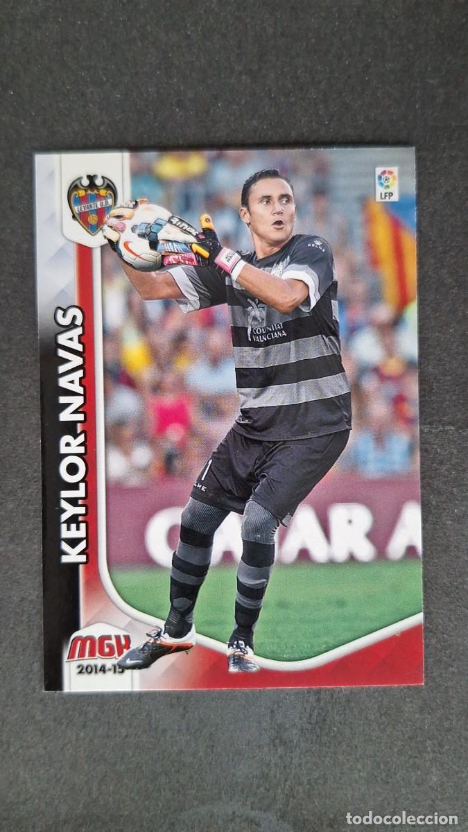 Fu&szlig;ball-Sticker: L1 KEYLOR NAVAS LEVANTE U. D. 218 PANINI MEGACRACKS 2014 2015 14 15