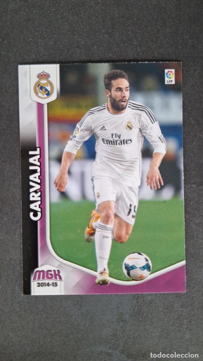 Cromos de f&uacute;tbol: L1 CARVAJAL REAL MADRID 238 PANINI MEGACRACKS 2014 2015 14 15