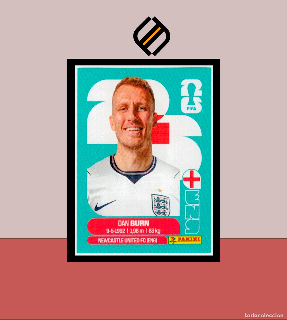 Cromos de f&uacute;tbol: PANINI FIFA CLUB WORLD CUP 2026 26 ENG 8 DAN BURN INGLATERRA STICKER MUNDIAL MEX CAN USA LIGA