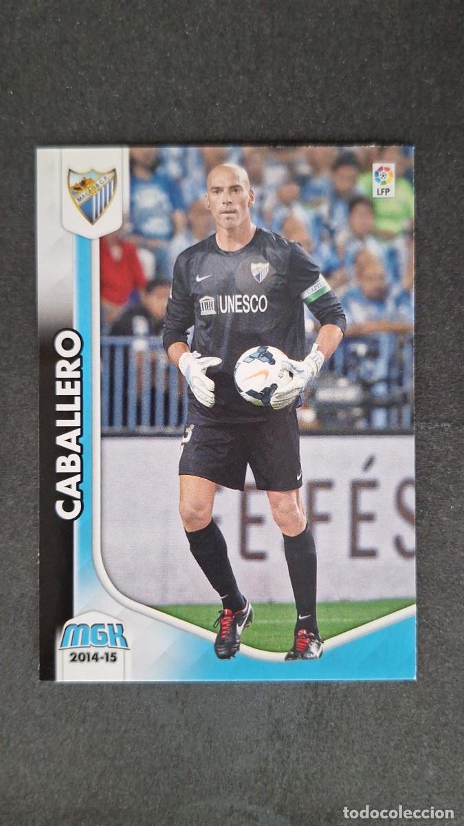 Cromos de f&uacute;tbol: L1 CABALLERO MALAGA C. F. 254 PANINI MEGACRACKS 2014 2015 14 15