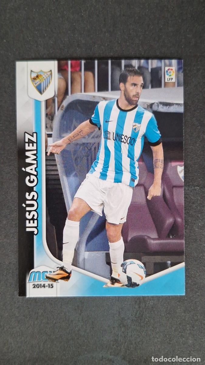 Cromos de f&uacute;tbol: L1 JESUS GAMEZ MALAGA C. F. 255 PANINI MEGACRACKS 2014 2015 14 15