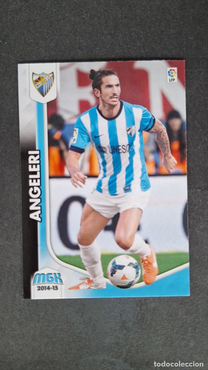 Cromos de f&uacute;tbol: L1 ANGELERI MALAGA C. F. 256 PANINI MEGACRACKS 2014 2015 14 15