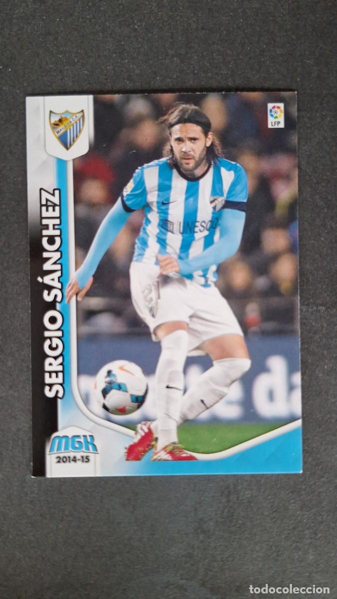 Cromos de f&uacute;tbol: L1 SERGIO SANCHEZ MALAGA C. F. 257 PANINI MEGACRACKS 2014 2015 14 15