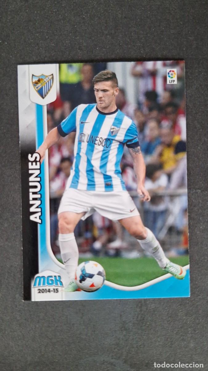 Cromos de f&uacute;tbol: L1 ANTUNES MALAGA C. F. 259 PANINI MEGACRACKS 2014 2015 14 15