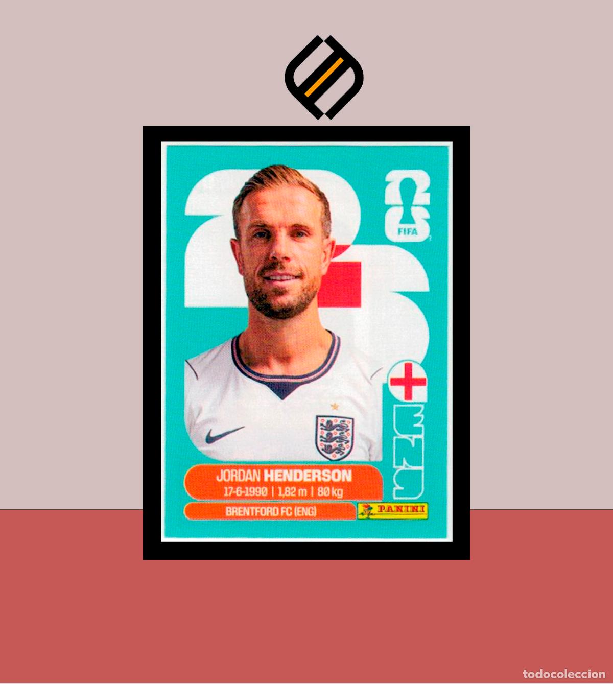 Cromos de f&uacute;tbol: PANINI FIFA CLUB WORLD CUP 2026 26 ENG 9 JORDAN HENDERSON INGLATERRA STICKER MUNDIAL MEX CAN USA