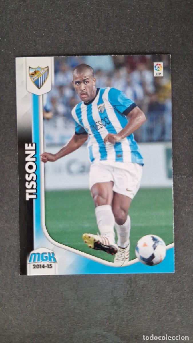 Cromos de f&uacute;tbol: L1 TISSONE MALAGA C. F. 262 PANINI MEGACRACKS 2014 2015 14 15