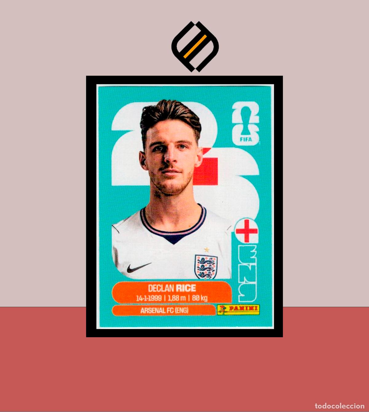 Cromos de f&uacute;tbol: PANINI FIFA CLUB WORLD CUP 2026 26 ENG 10 DECLAN RICE INGLATERRA STICKER MUNDIAL MEX CAN USA LIGA