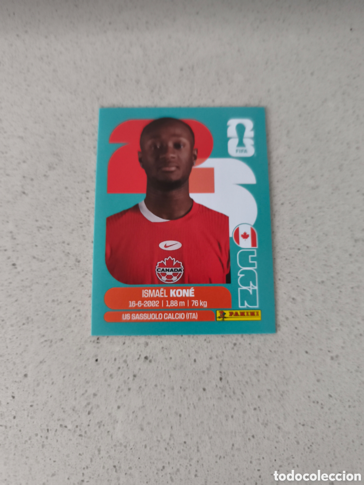 Cromos de f&uacute;tbol: CROMO N&Uacute;MERO 11 KON&Eacute; CANAD&Aacute;. MUNDIAL 2026. PANINI.