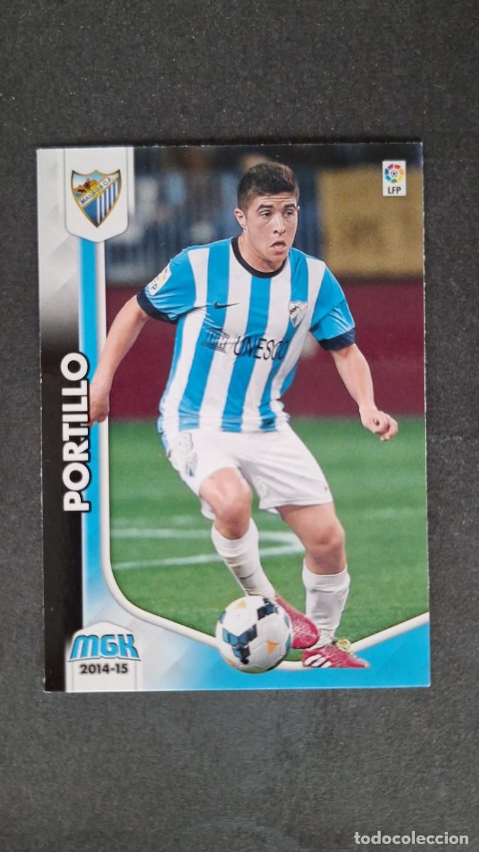 Cromos de f&uacute;tbol: L1 PORTILLO MALAGA C. F. 266 PANINI MEGACRACKS 2014 2015 14 15
