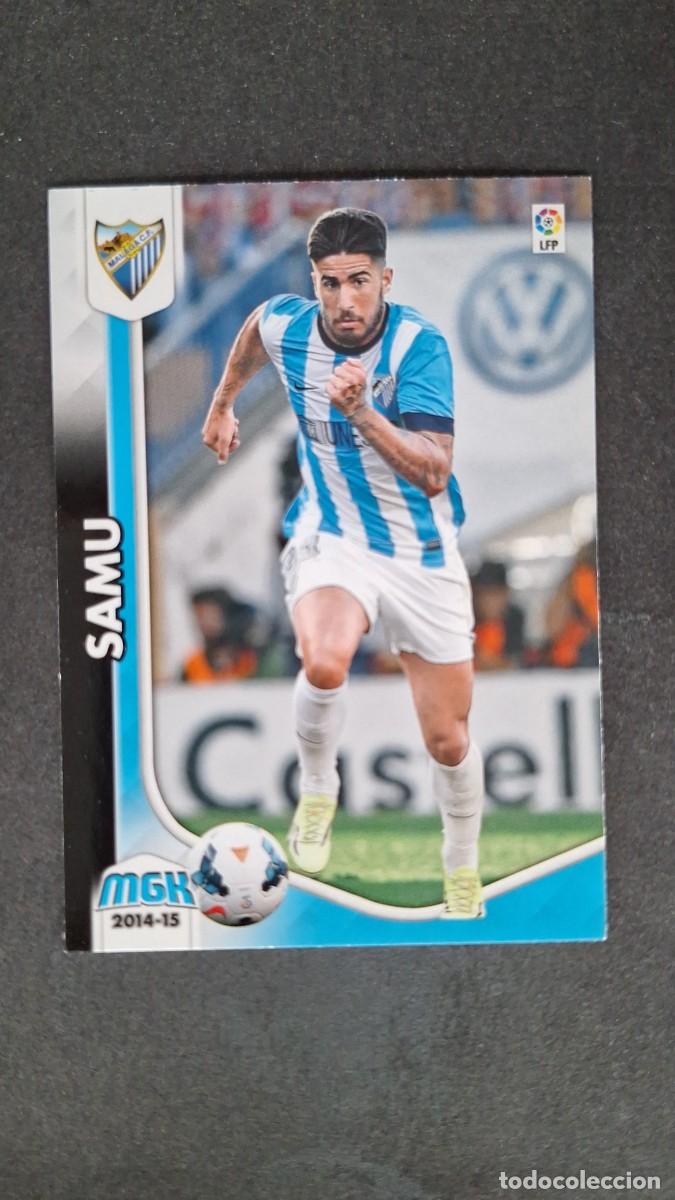 Cromos de f&uacute;tbol: L1 SAMU MALAGA C. F. 267 PANINI MEGACRACKS 2014 2015 14 15