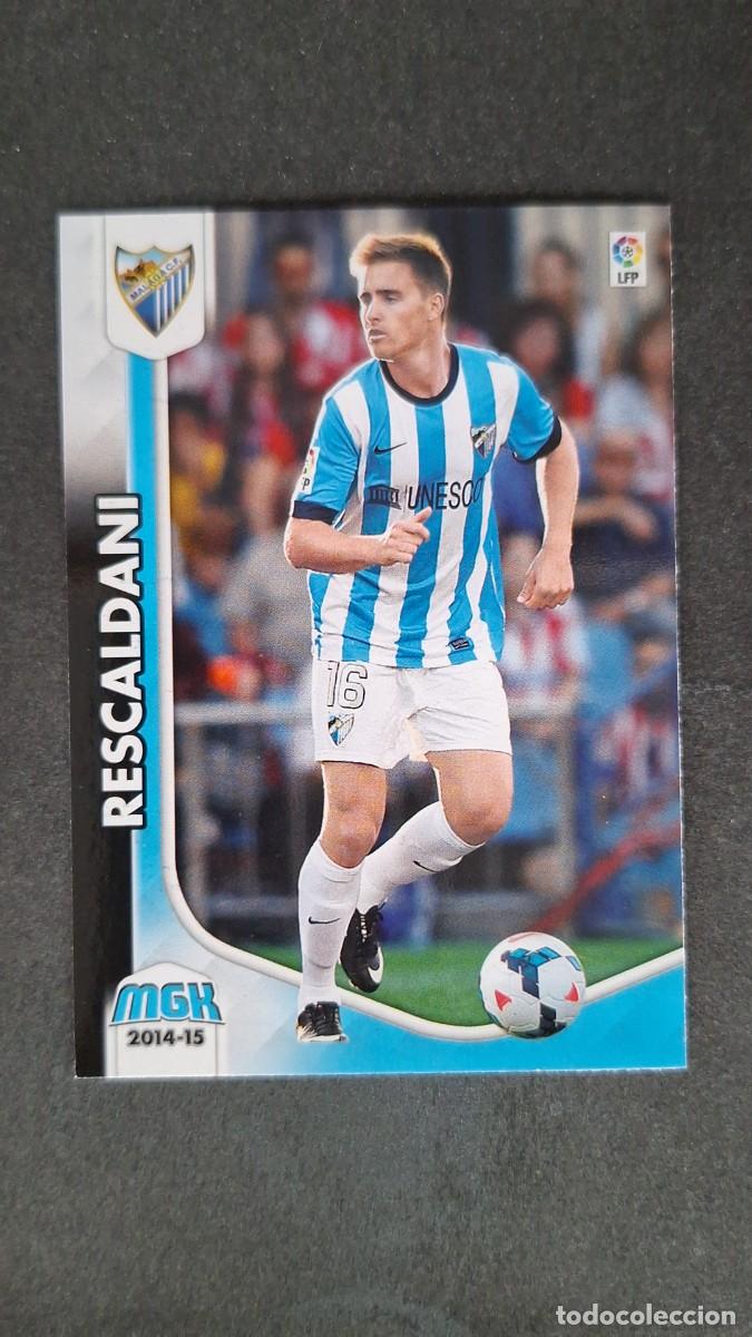 Cromos de f&uacute;tbol: L1 ESCALDANI MALAGA C. F. 268 PANINI MEGACRACKS 2014 2015 14 15